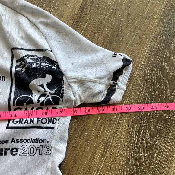 Pearl Izumi Amgen Tour Size S White Cycling Jersey - Picture 6 of 7